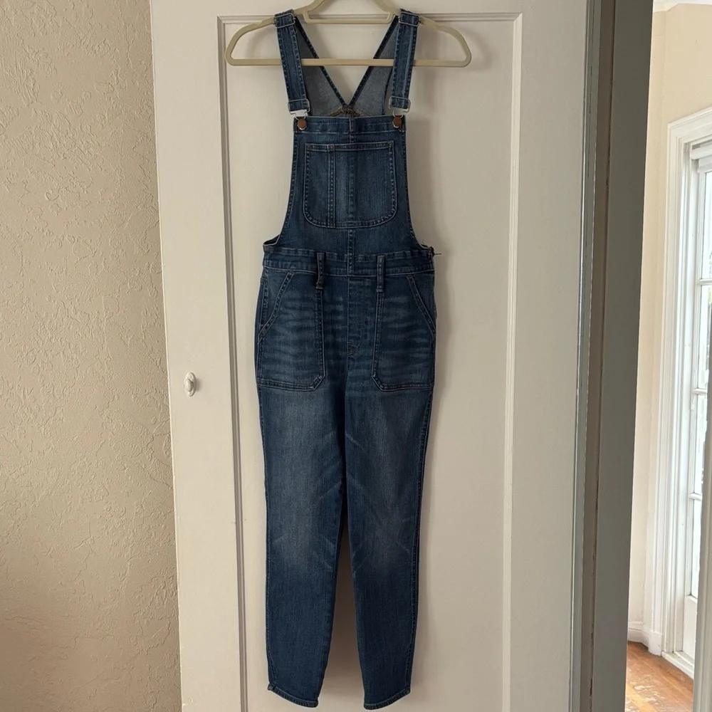 Madewell Women's Classic Blue Denim‎ Overalls. Small Petite. EUC